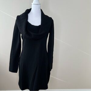 Shin Choi 100% Extra-fine Merino Wool Cowl-neck Mini Dress .